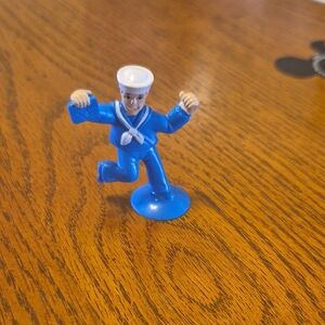 Vintage Blue Cracker Jack Boy 2" Suction Cup